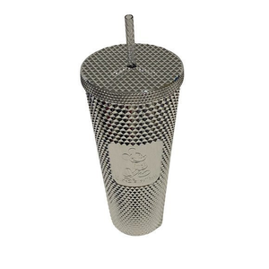 Disney 100 Years Commemorative Platinum Raised Geometric Starbucks Tumbler‎